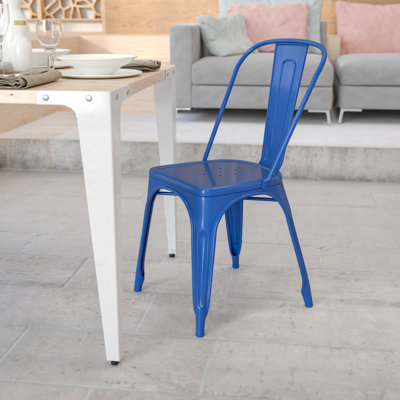 Lily Metal Stackable Side Chair