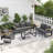 Homayoun 53'' Wide Aluminum Loveseat with Cushions-170706664