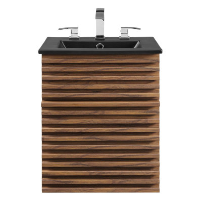 Meuble-lavabo mural 18 po Modway Render