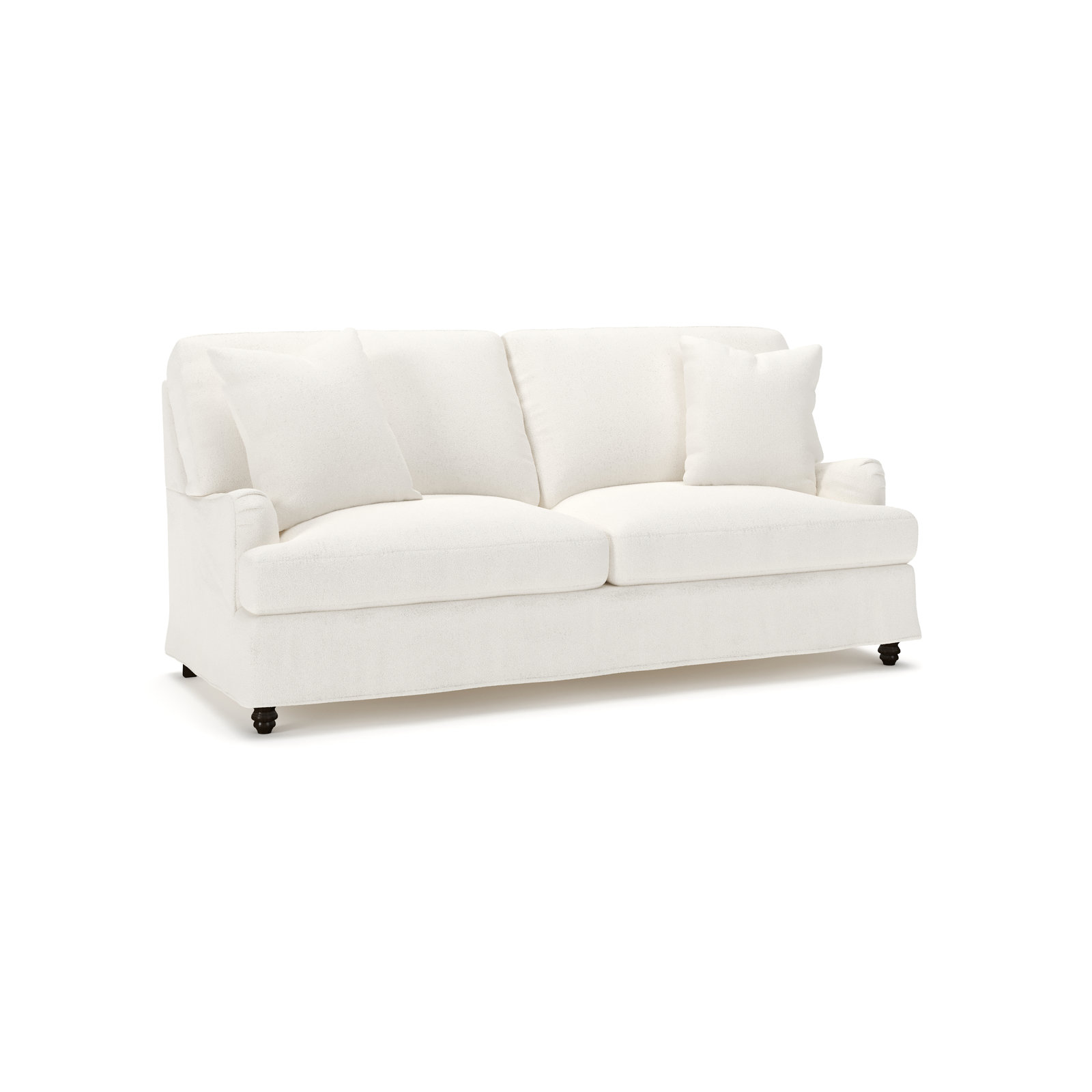 Walters Slipcovered Sofa, Apollo Alpaca Boucle