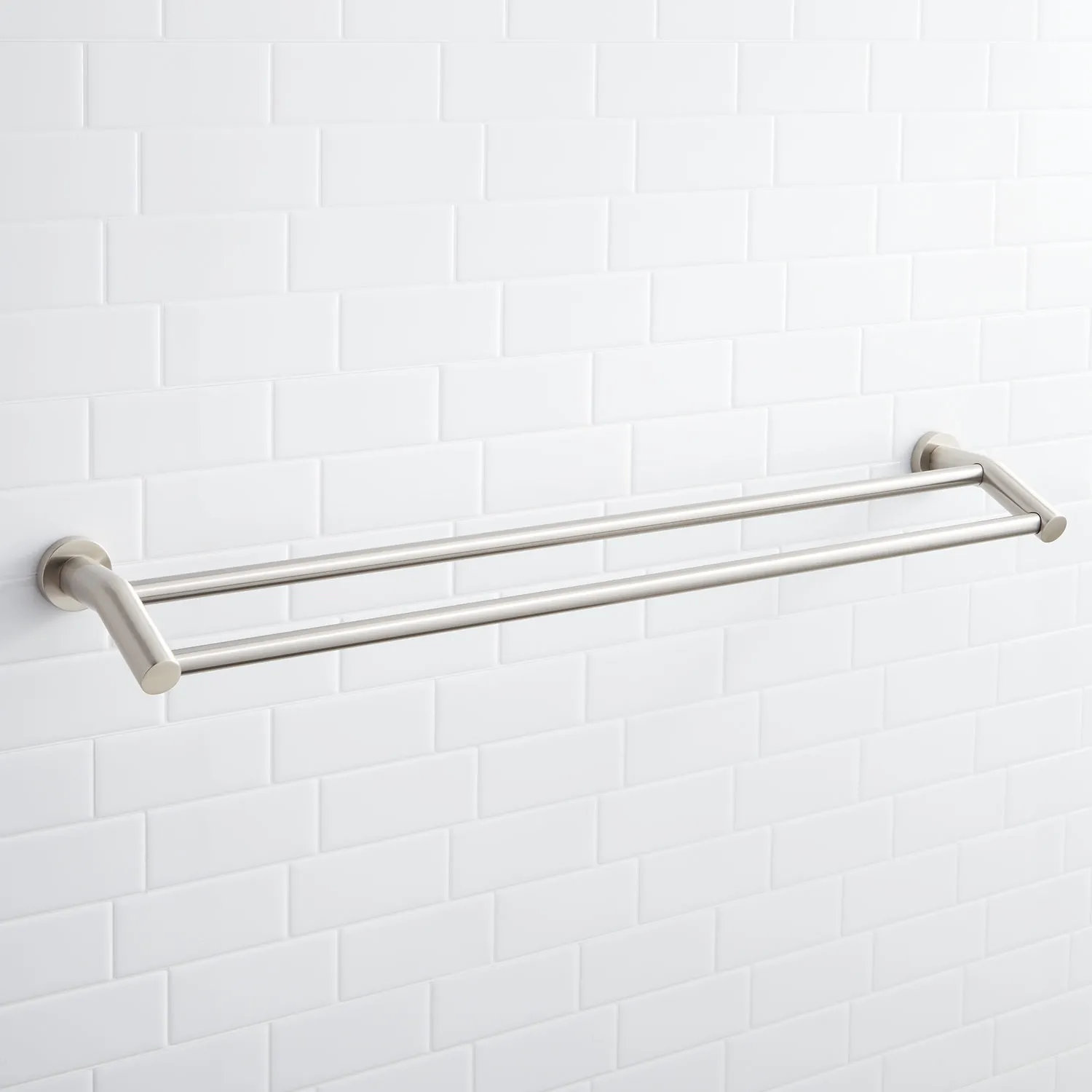 Signature Hardware 28" Ceeley Collection Wall-Mount Double Towel Bar & Reviews | Wayfair