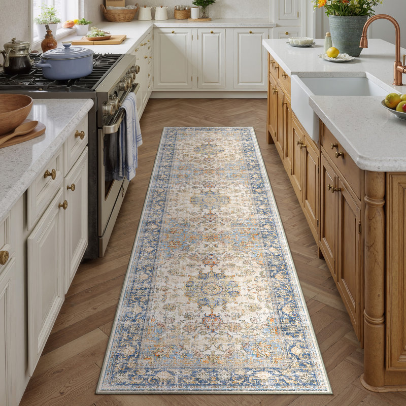 Tapis oriental Lucas, Tapis de couloir 2 pi 3 po x 7 pi 6 po