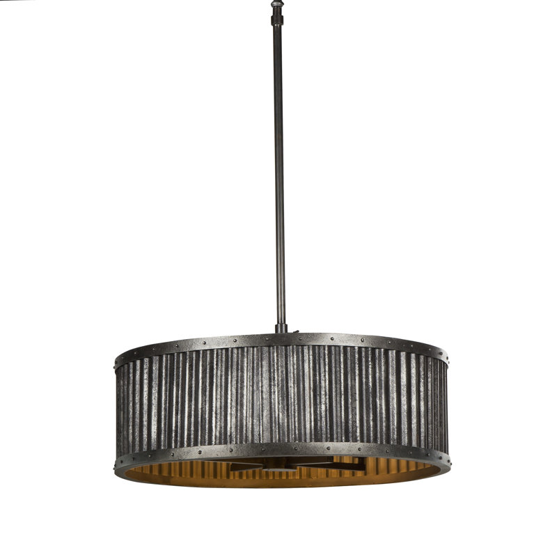 Nellcote 4 - Light Chandelier, 12.5" H x 29.5" W x 29.5" D