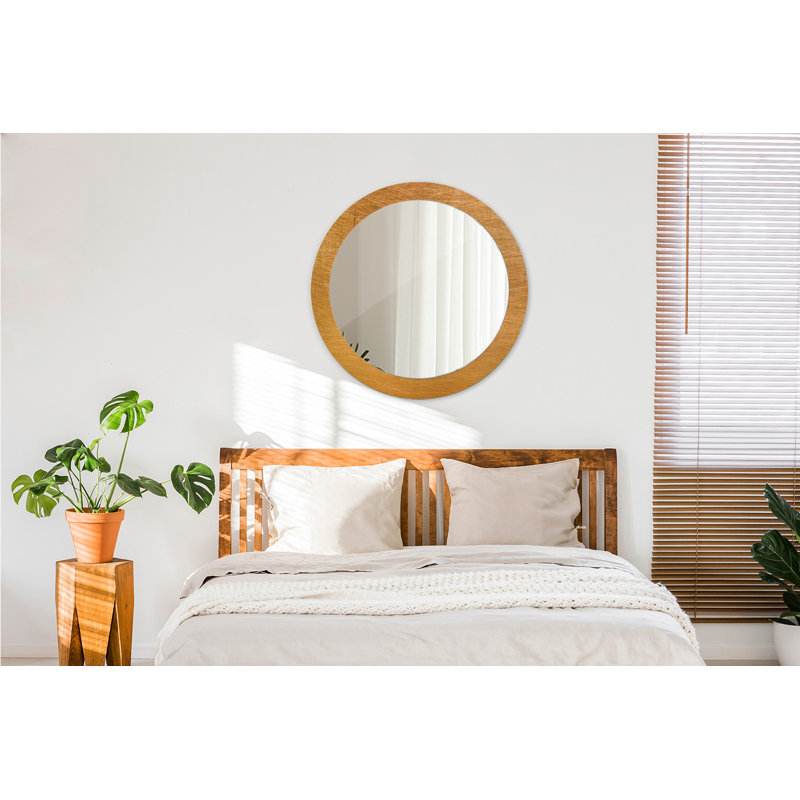 Huldar Glass Flat Wall Mirror