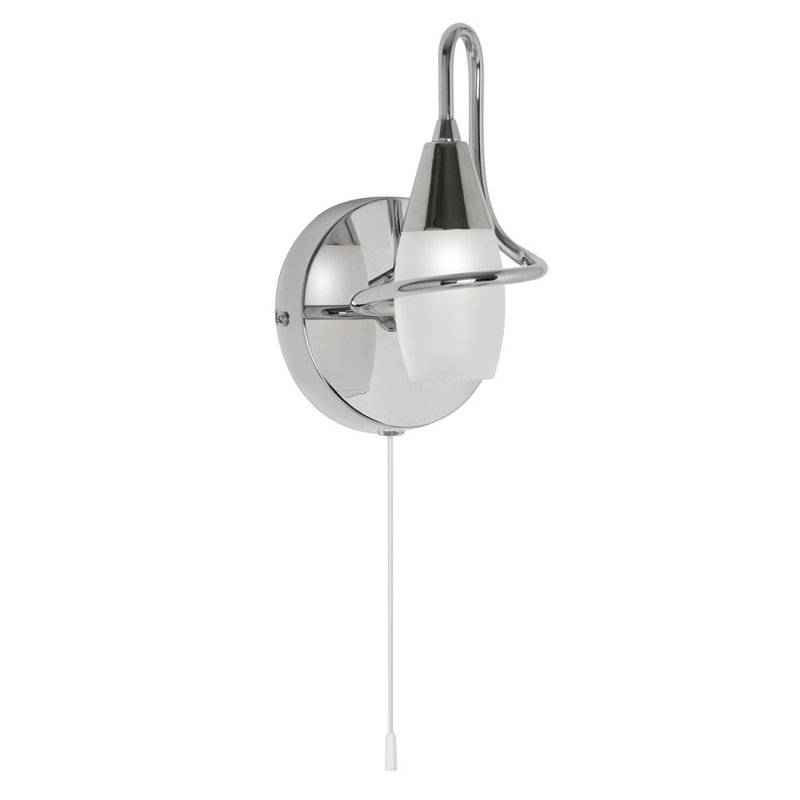 Beldon Armed Sconce, Chrome