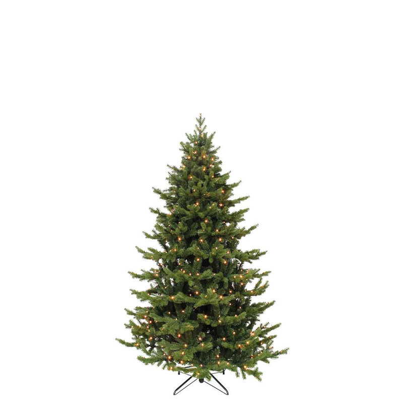 5.09' H Lighted Artificial Fir Christmas Tree