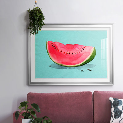 Summer Watermelon I, reproduction d'art encadrée