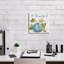  «Fall Splendor 4 Navy» par Silvia Vassileva, art mural sur toile, 12 po x 12 po-655396831