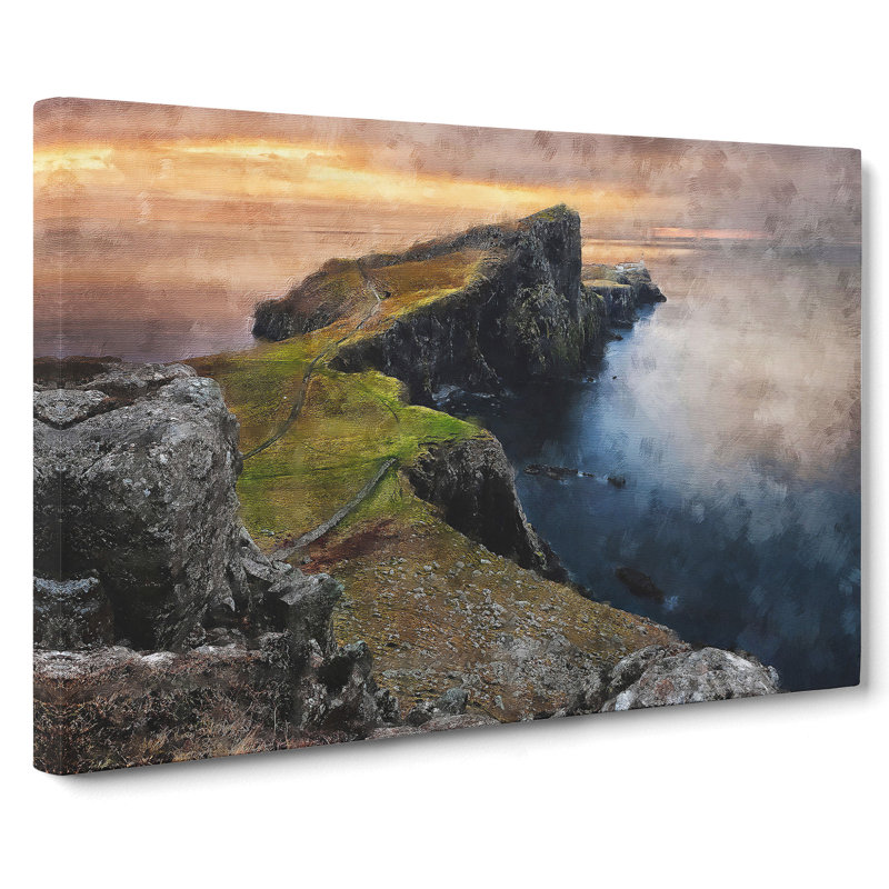 Isle Of Skye In Scotland - Wrapped Canvas Print, 35cm H x 50cm W x 3cm D