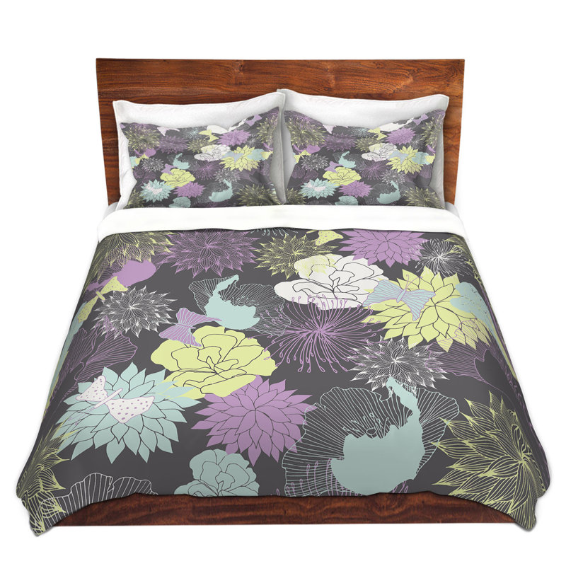 Ensemble de housse de couette ensoleillé day, 1 housse de couette grand + 2 taies standards