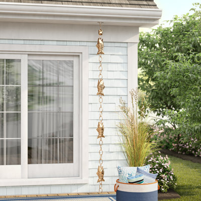 Carlisle Weather Resistant Copper Animals Rain Chain