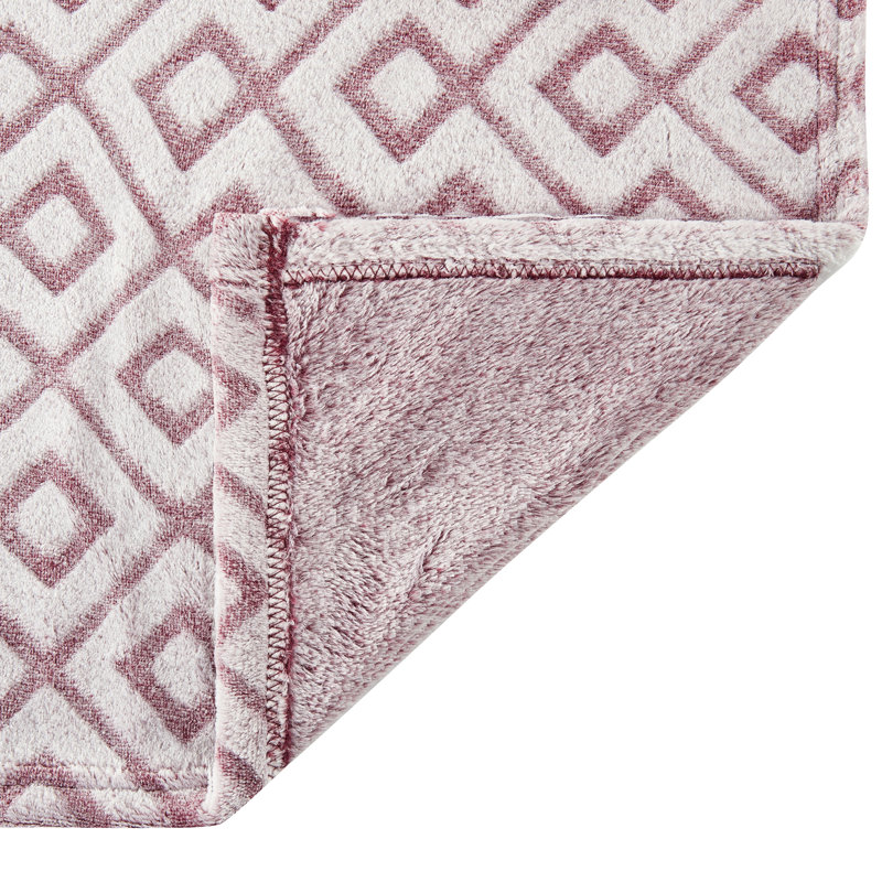 Rhododendron Pink Velvet Plush 50x60 Fleece Throw Blanket