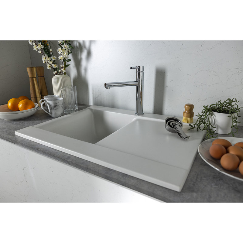 Aspekt Single Bowl Inset Kitchen Sink
