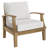 Marina 2 Piece Outdoor Patio Teak Set In Natural White-1979546489