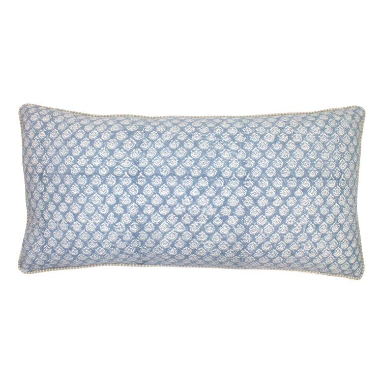 Small Checkered - White and Green Floor Pillow by