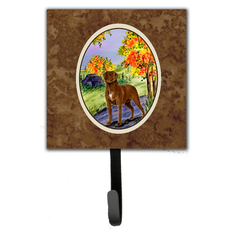 Porte-laisse et crochet mural chesapeake bay retriever