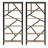 31.5"W x 70.87"H Myrikle Etagere Bookcase Bookshelf 6 Tier Open Back Baker's Rack Brown Black Sets Of 2 Display Shelving 2 Pcs-1688629573