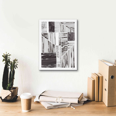 «Lined Up II» par Courtney Prahl, art mural sur toile