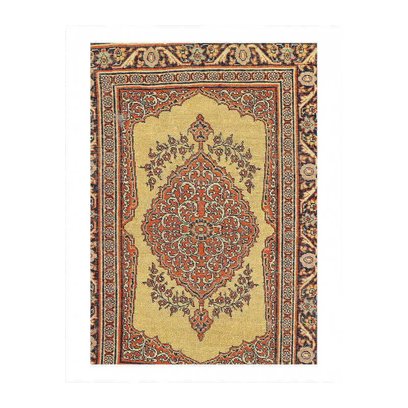 Rust Antique Tabriz 2'X 2'8"