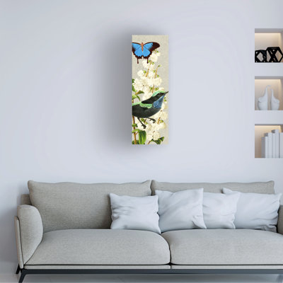 Art mural sur toile tendue - Gail Fraser «Fascination - Panneau vertical», décoration murale pour le salon, la chambre à coucher ou le bureau - 6 x 19