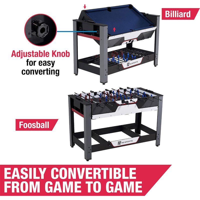 Md Sports 48 Inch 2 In 1 Swivel Table