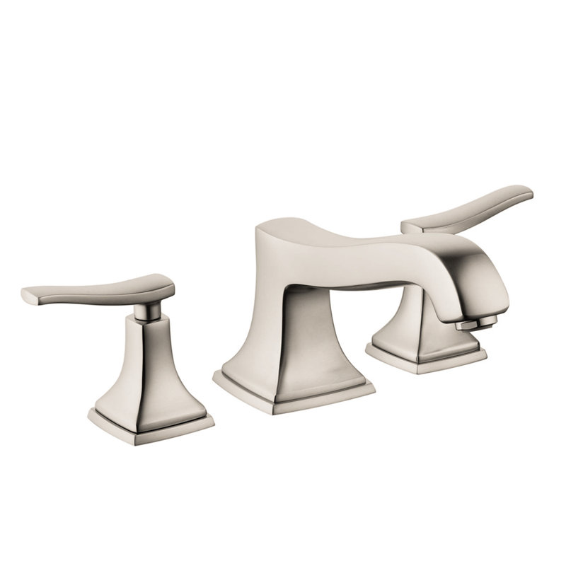 Hansgrohe Metropol Classic 3-Hole Roman Tub Set Trim Only, Brushed Nickel, Lever Handle