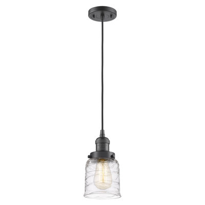 Saenz 1-Light Single Bell Pendant