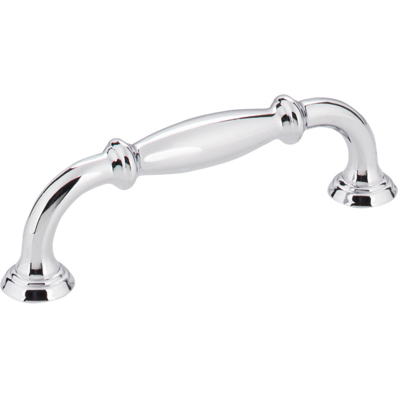 Tiffany Bar Pull, Polished Chrome, 3 3/4"