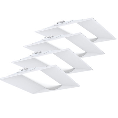 Lithonia Lighting 2 x 2 lumières à DEL avec technologie entièrement interchangeable, paquet de 4