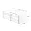 Élégant canapé 2 places en chenille blanche avec siège de rangement, dossier cylindrique et accoudoirs, causeuse moderne en tissu avec espace de rangement caché