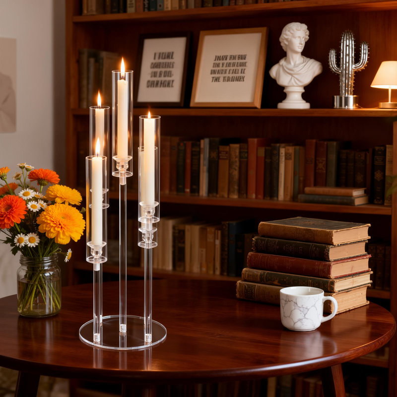 Candelabra with Candle Included, Set of 2