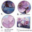 «Violet Flower Meadow Harmony I» sur toile-2118149769-2118149768