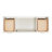 61'' Single Bathroom Vanity with White Quartz Top-93359375