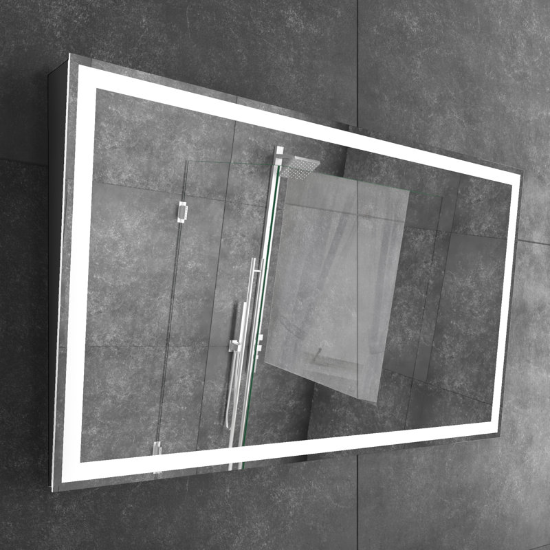 Miroir à intensité variable ADIRA 48 X 28 3000K, 3000 K, Or