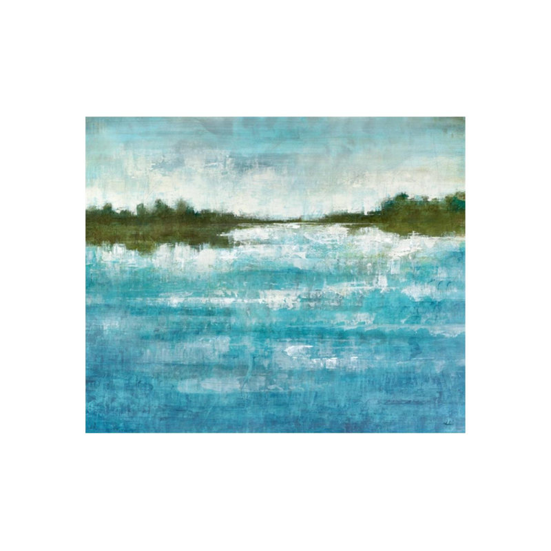 Cynosure Blues Print by Joshua Schicker, 30" H x 36" W, Knife Gel