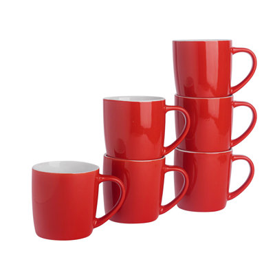 Argon Tableware - Mixed Coloured Coffee Mugs