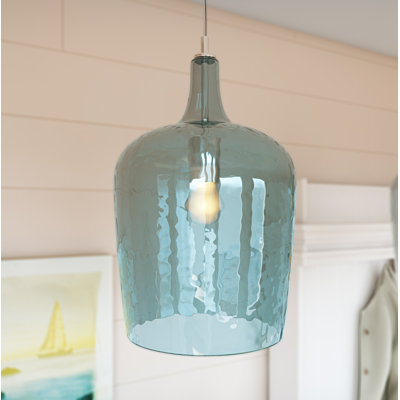 Glass 1 - Light Chrome Jar Pendant