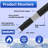 50ft Heat Tape For Water Pipes, -40°f Electric Heating Cable, Freeze Protection, Metal & Plastic, Gutters