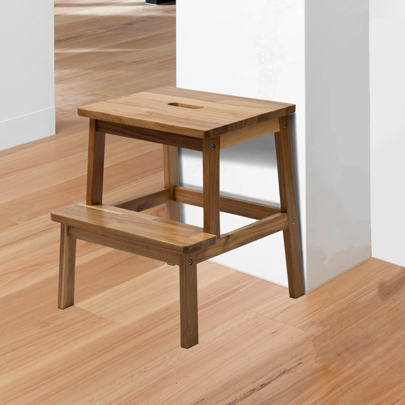 Sengsone 2 - Step Wood Lightweight Step Stool