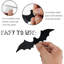 20 pièces de décorations d'Halloween en forme de chauves-souris 3D