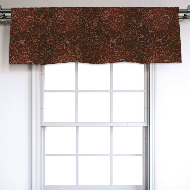 Sateen Ruffled Window Valance
