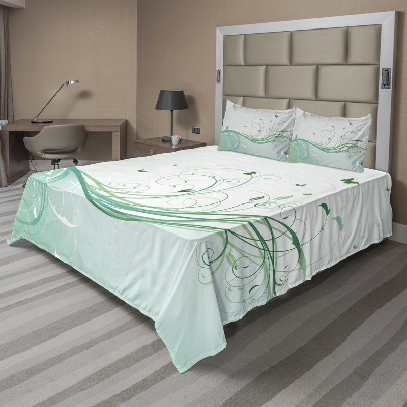 Microfiber Sheet Set, Cal.King Sheet Set + Fitted Sheet + 2 Pillowcases