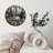 Mountain Lake River Scene Wall Clock