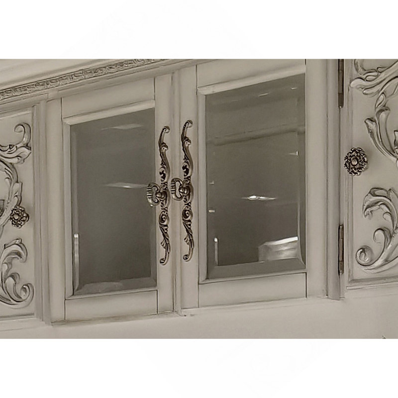 Bureau d'ordinateur et huche Bone
