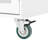 Mobile Kitchen Island Storage Trolley Cart On Wheels With Dropleaf Top, Towel/Spice Rack,2 Drawers, 2-Door Cabinet, White