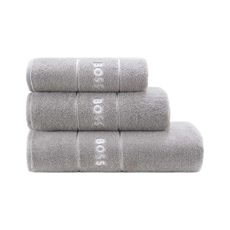 100% Cotton Plush Bath Towel, Concrete