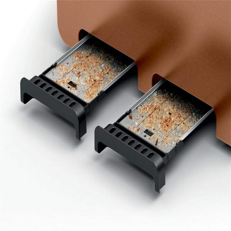 4 Slot Stainless Steel Toaster With Variable Controls - Copper