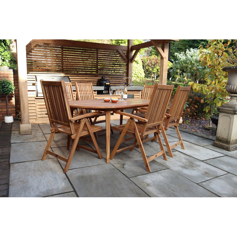 FSC1 Ellipse Table with 6 x Manhattan Recliners