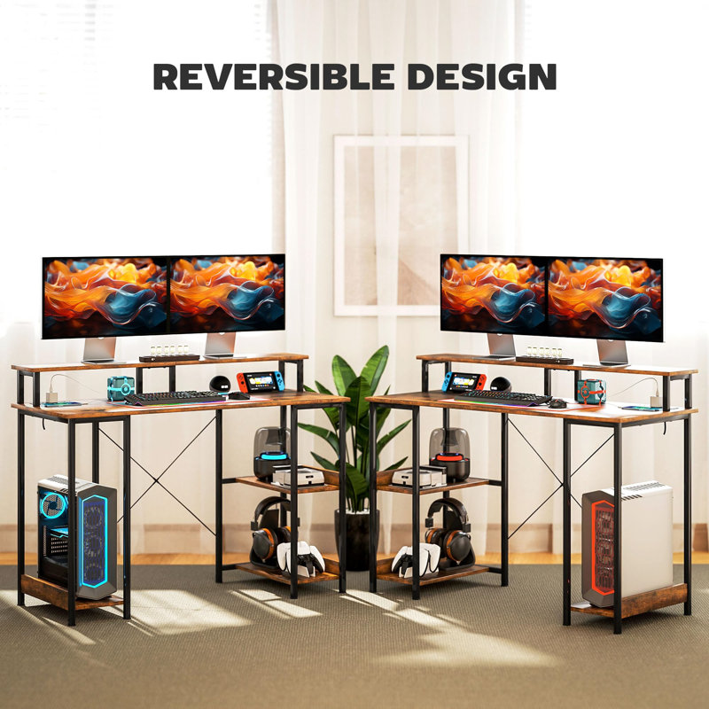 Computer Desk, Brown