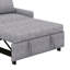 Canapé-lit 55,1 "avec canapé-lit escamotable avec dossier ajustable et poches de rangement, 2 coussins moelleux et ports USB-115733495